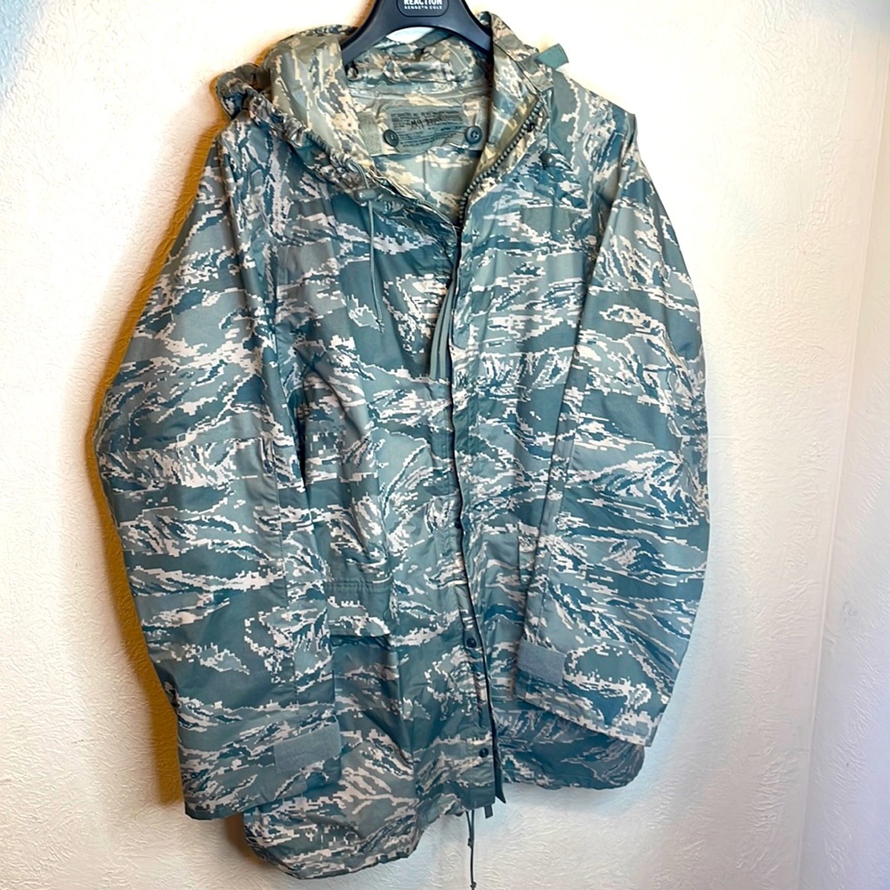 Military Camo Orc. Industries Inc. Parka Approved Rainsuit Jacket
